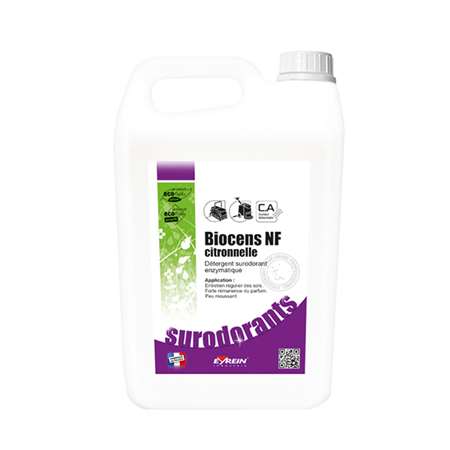 Image de BIOCENS NF CITRONNELLE 5L - Détergent surodorant enzymatique