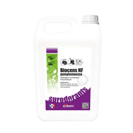 Image de BIOCENS NF PAMPLEMOUSSE 5L - Détergent surodorant enzymat.