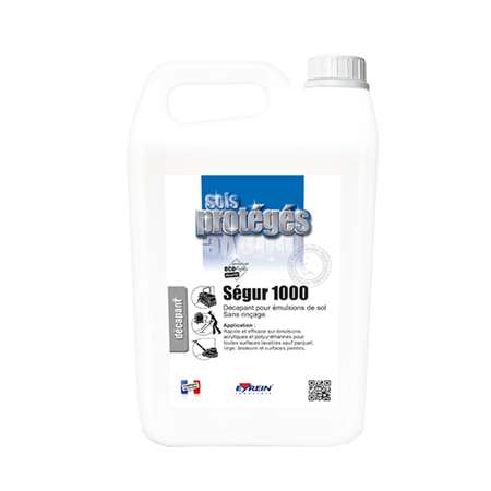 Image de SEGUR 1000 5L - Décapant pour émulsions sol sans rinçage