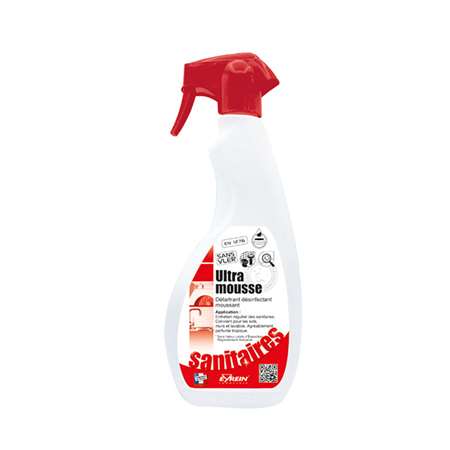 Image de ULTRA MOUSSE 750ML - Nettoyant détartrant désinfect moussant