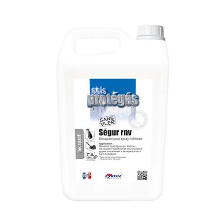 Image de SEGUR RNV 5L - Décapant pour spray-méthode