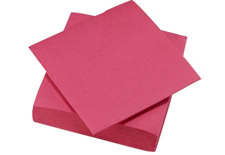 Image de SERVIETTE FUSHIA 30x38 2 PLIS OUATE PAR 2400