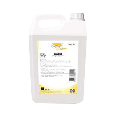 Image de BACNET 5L - Détergent dégraissant (Orméa)