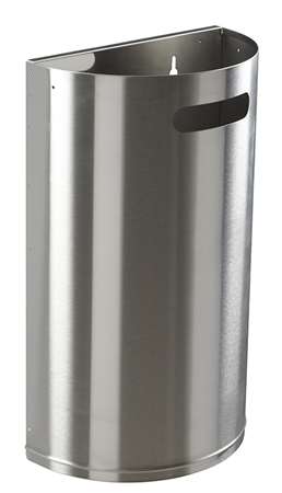 Image de POUBELLE MURALE 40L DECROCHAGE INOX BROSSE ARKEA