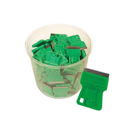 Image de GRATTOIR DE POCHE VITRE 4 CM MINI VERT - POT DE 100