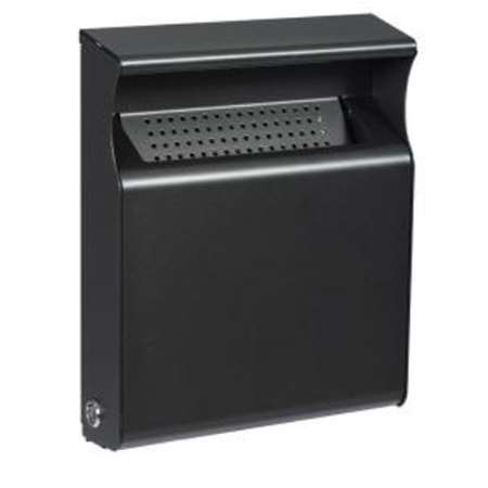 Image de CENDRIER MURAL RECT 2L + SERRURE GRIS MANGANESE KOPA