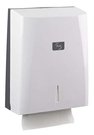 Image de DISTRIBUTEUR ESSUIE-MAINS PQT YALISS ZIG ZAG BLANC (MC)