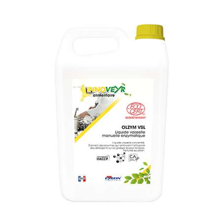 Image de OLZYM VSL 5L - Liquide vaisselle manuelle enzymatique