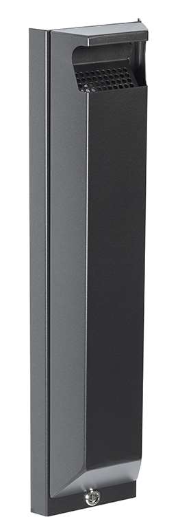 Image de CENDRIER MURAL TOTEM 3L + SERRURE GRIS MANGANESE ARKEA