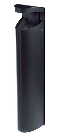 Image de CENDRIER MURAL/PIED TOTEM 10L + SERRURE GRIS ANTHRACITE KOA