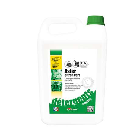 Image de ASTER CITRON VERT 5L - Détergent neutre parfumé