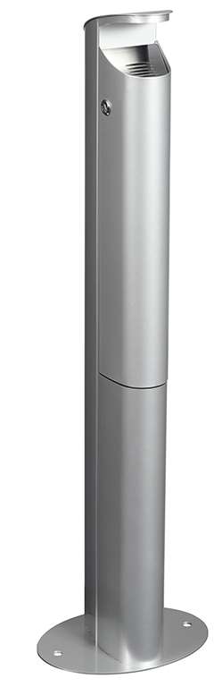 Image de CENDRIER TOTEM 2,5L + SERRURE GRIS METAL KOA
