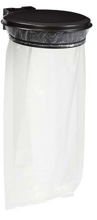 Image de COLLECTEUR MURAL + COUVERCLE 110L GRIS MANGANESE COLLECMUR