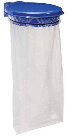 Image de COLLECTEUR MURAL + COUVERCLE 110L BLEU OUTREMER COLLECMUR