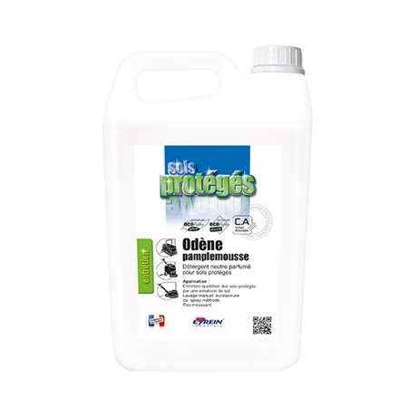Image de ODENE PAMPLEMOUSSE 5L - Déterg. neutre parfumé sol protégé