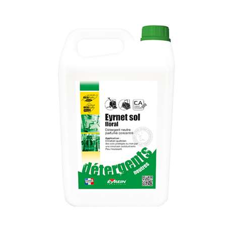 Image de EYRNET SOL FLORAL 5L - Détergent neutre concentré