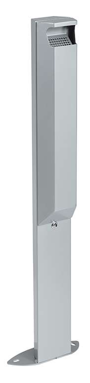 Image de CENDRIER TOTEM 3L + SERRURE GRIS METAL ARKEA
