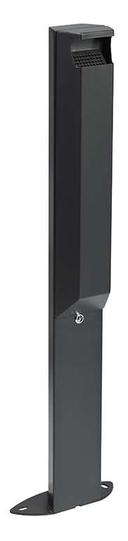 Image de CENDRIER TOTEM 3L + SERRURE GRIS MANGANESE ARKEA