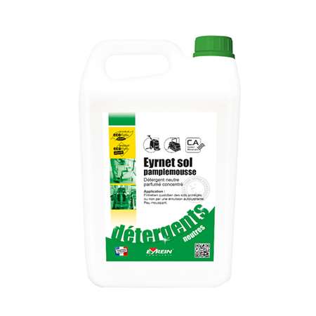 Image de EYRNET SOL PAMPLEMOUSSE 5L - Détergent neutre concentré
