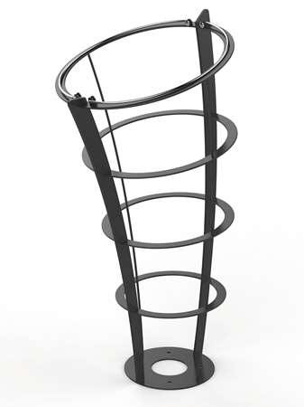 Image de POUBELLE A POSER 65L VIGIPIRATE GRIS MANGANESE ELICE