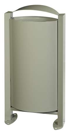 Image de POUBELLE SUR PIEDS 60L GRIS CIMENT ARKEA