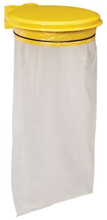 Image de COLLECTEUR MURAL + COUVERCLE 110L JAUNE COLLECMUR