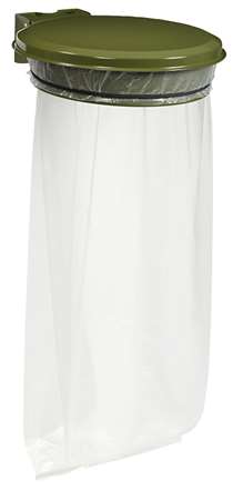 Image de COLLECTEUR MURAL + COUVERCLE 110L VERT OLIVE COLLECMUR