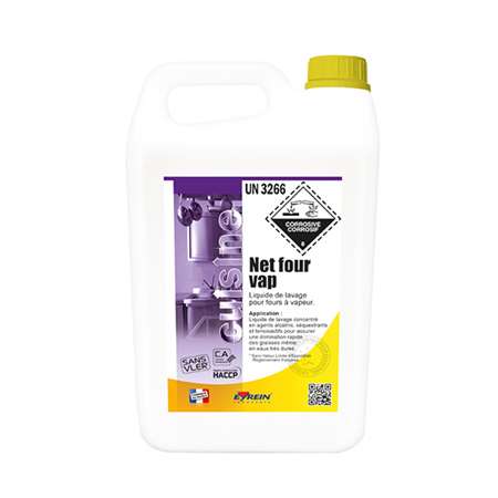 Image de NET FOUR VAP 5L - Liquide de lavage pour fours à vapeur