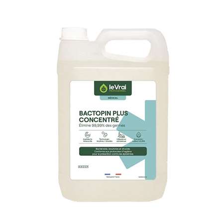 Image de BACTOPIN PLUS CONCENTRE 5L - Désinfectant sols et surfaces