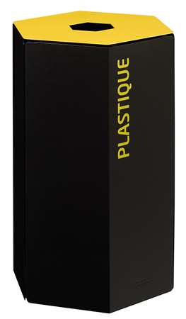 Image de POUBELLE TRI SELECTIF 50L JAUNE HEXATRI