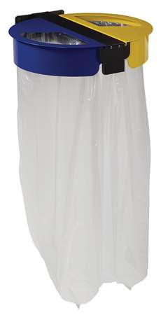 Image de COLLECTEUR MURAL DOUBLE 2x110L BLEU/JAUNE CITWIN