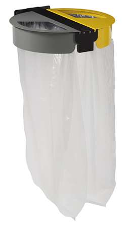 Image de COLLECTEUR MURAL DOUBLE 2x110L GRIS/JAUNE CITWIN