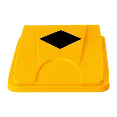 Image de COUVERCLE TRI SÉLECTIF 60L/80L JAUNE (GOBELET CANETTE)
