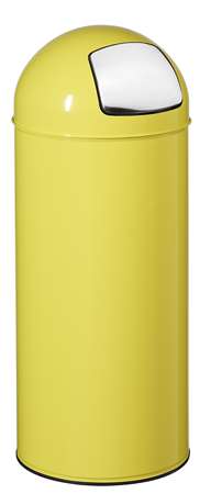 Image de POUBELLE A TRAPPE 45L JAUNE PUSH
