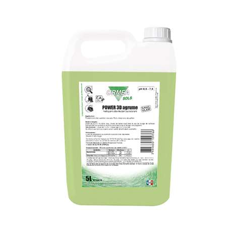 Image de POWER 3D AGRUME 5L - Nettoyant désinfectant surodorant Orméa