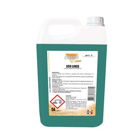 Image de ECO LINGE 5L - Lessive liquide sans phosphate (Orméa)