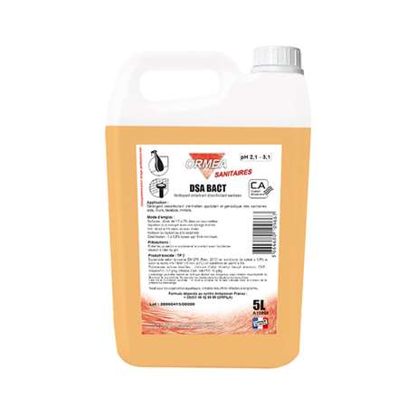Image de DSA BACT 5L - Nettoyant détartrant désinfectant (Orméa)