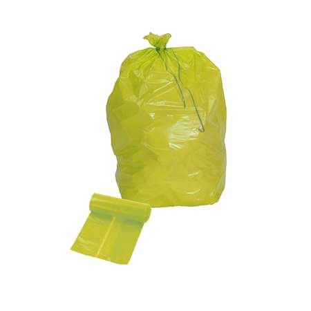 Image de SAC POUBELLE 30 Litres JAUNE ECO BD PAR 500 (30µ)