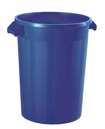 Image de POUBELLE ALIMENTAIRE 100L BLEU PRATIK