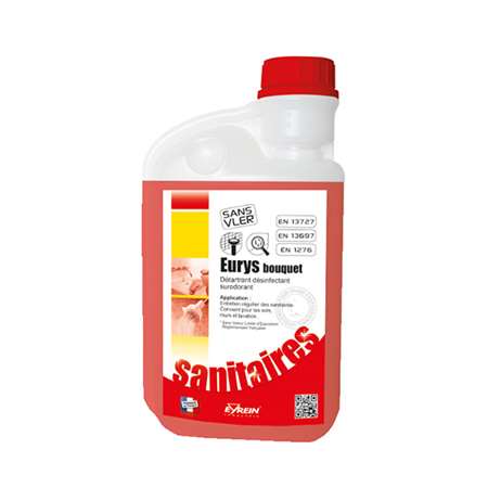 Image de EURYS BOUQUET 1L DOS - Détartrant désinfectant surodorant