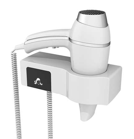 Image de SÈCHE CHEVEUX ALTEO BLANC 1875 W + SUPPORT BASE