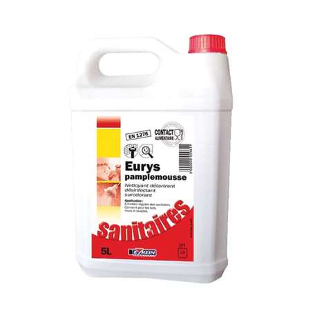 Image de EURYS PAMPLEMOUSSE 5L - Détartrant désinfectant surodorant