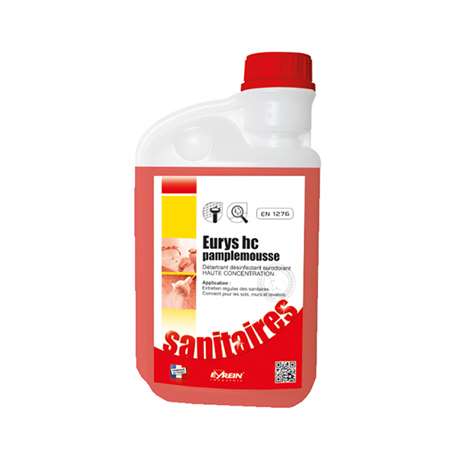 Image de EURYS PAMPLEMOUSSE HC 1L DOS - Détartrant désinfectant surod