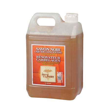 Image de SAVON NOIR LIQUIDE OLIVIER 5L - Nettoyant tous sols, faience