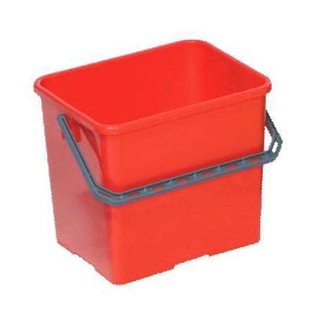 Image de SEAU DE CHARIOT 6L RECTANGULAIRE ROUGE IDEA TOP