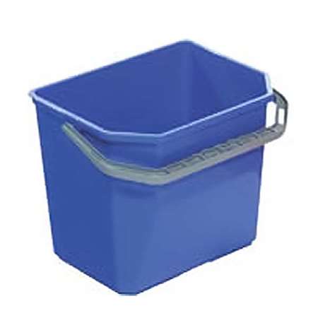 Image de SEAU DE CHARIOT 12L RECTANGLE BLEU